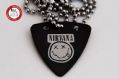 2012夏季款 GsusMusic 钛钢金属吉他拨片项链 NIRVANA 涅槃乐队（酷黑） 