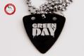 2012夏季款 GsusMusic 钛钢金属吉他拨片项链 GREEN DAY 绿日（酷黑） 
