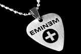 2013款 PICKLACE 钛钢金属吉他拨片项链 EMINEM 痞子阿姆（银色）