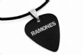 2013款 PICKLACE 钛钢金属吉他拨片项链 RAMONES（黑色） 