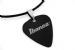 2013款 PICKLACE 钛钢金属吉他拨片项链 依班娜 IBANEZ（黑色） 