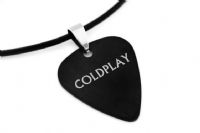 2013款 PICKLACE 钛钢金属吉他拨片项链 酷玩乐队 COLDPLAY（黑色） 